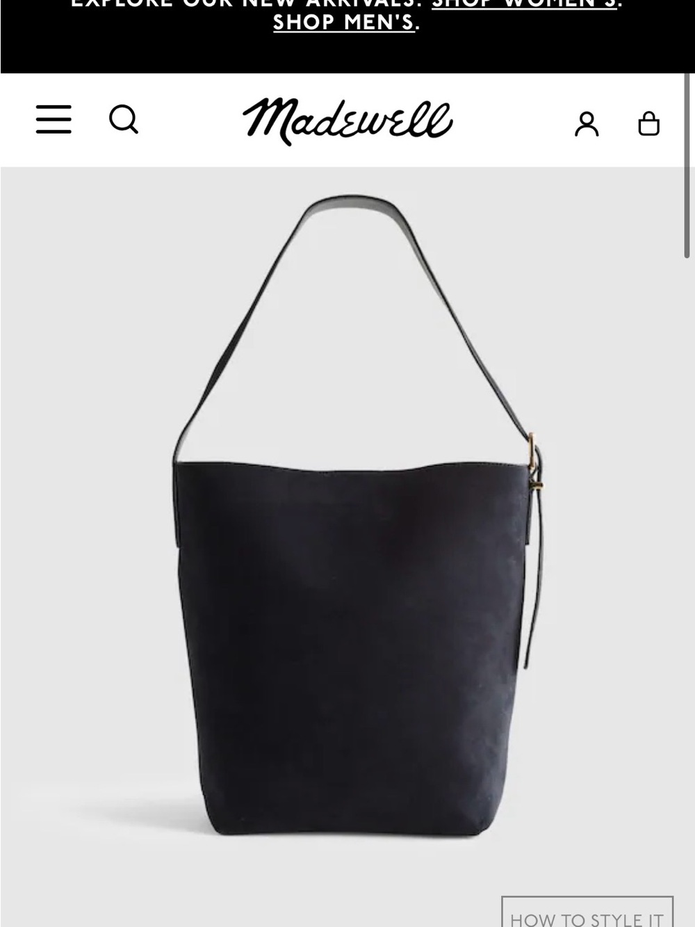 Madewell The Essential Bucket Tote Bag - Picture 3 of 9